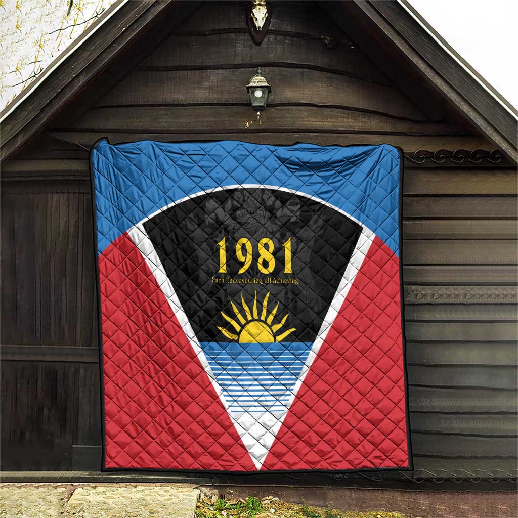 Antigua and Barbuda 1981 Quilt Each Endeavouring All Achieving - Wonder Print Shop