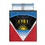 Antigua and Barbuda 1981 Quilt Bed Set Each Endeavouring All Achieving - Wonder Print Shop