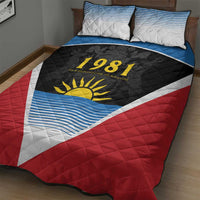 Antigua and Barbuda 1981 Quilt Bed Set Each Endeavouring All Achieving - Wonder Print Shop