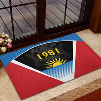 Antigua and Barbuda 1981 Rubber Doormat Each Endeavouring All Achieving - Wonder Print Shop