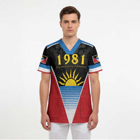 ‎Afro-Antiguans and Barbudans 1981 Scrub Top Each Endeavouring All Achieving