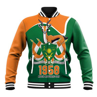 Niger Republic Day Personalized Baseball Jacket Fraternite Travail Progres LT9 - Wonder Print Shop
