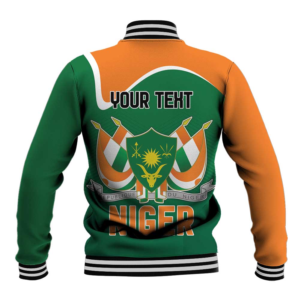 Niger Republic Day Personalized Baseball Jacket Fraternite Travail Progres LT9 - Wonder Print Shop