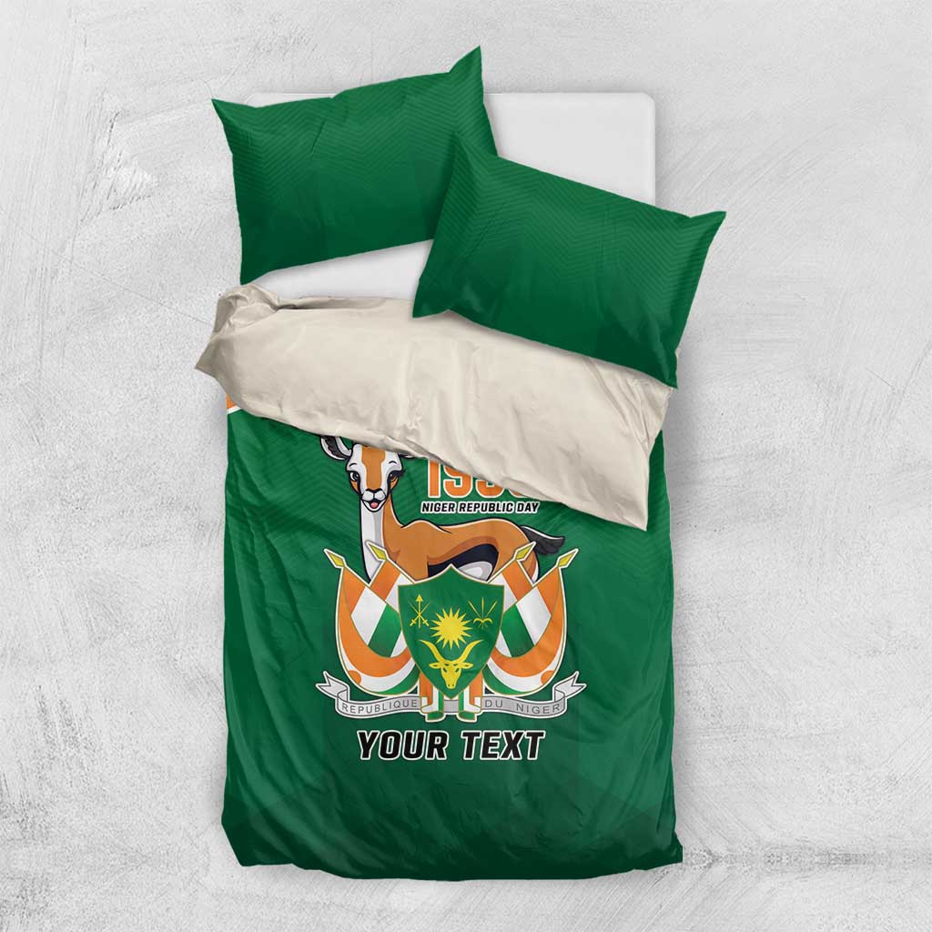 Niger Republic Day Personalized Bedding Set Fraternite Travail Progres LT9 - Wonder Print Shop