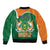 Niger Republic Day Personalized Bomber Jacket Fraternite Travail Progres LT9 - Wonder Print Shop