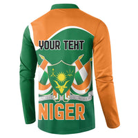 Niger Republic Day Personalized Button Sweatshirt Fraternite Travail Progres LT9 - Wonder Print Shop