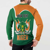 Niger Republic Day Personalized Button Sweatshirt Fraternite Travail Progres LT9 - Wonder Print Shop
