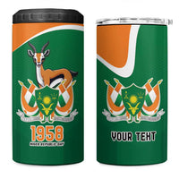 Niger Republic Day Personalized 4 in 1 Can Cooler Tumbler Fraternite Travail Progres LT9 - Wonder Print Shop