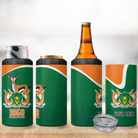 Niger Republic Day Personalized 4 in 1 Can Cooler Tumbler Fraternite Travail Progres LT9 - Wonder Print Shop
