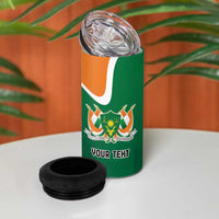 Niger Republic Day Personalized 4 in 1 Can Cooler Tumbler Fraternite Travail Progres LT9 - Wonder Print Shop