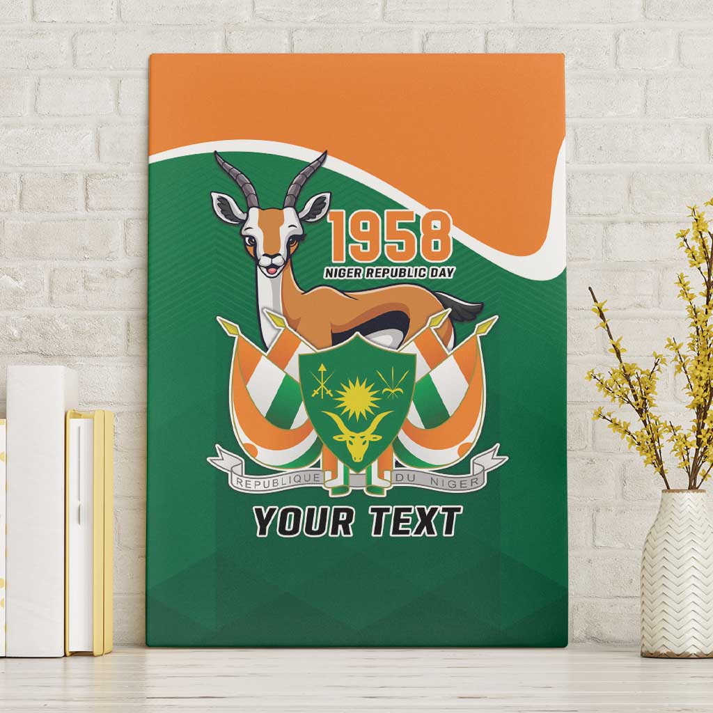 Niger Republic Day Personalized Canvas Wall Art Fraternite Travail Progres LT9 - Wonder Print Shop