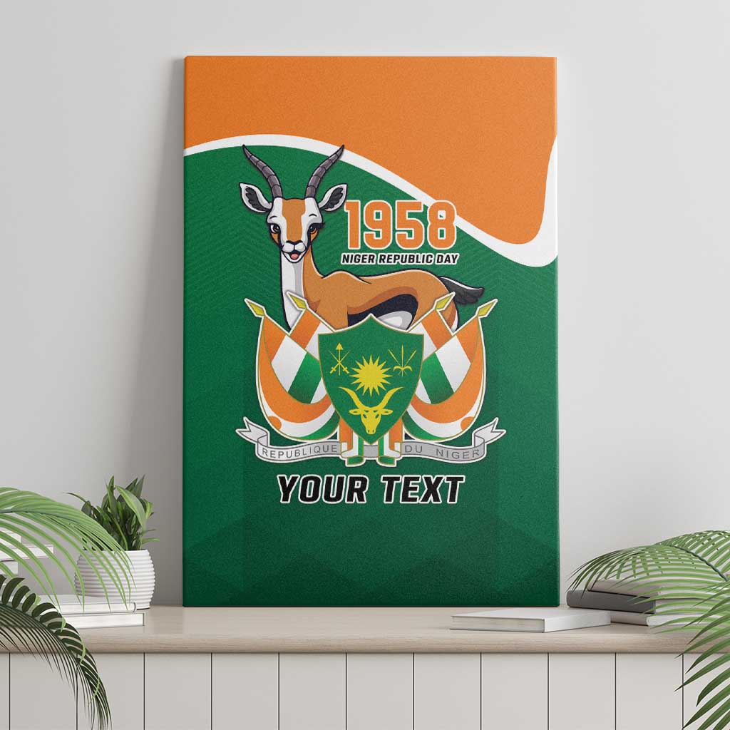 Niger Republic Day Personalized Canvas Wall Art Fraternite Travail Progres LT9 - Wonder Print Shop