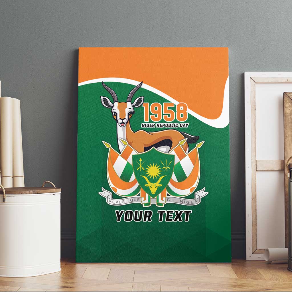 Niger Republic Day Personalized Canvas Wall Art Fraternite Travail Progres LT9 - Wonder Print Shop