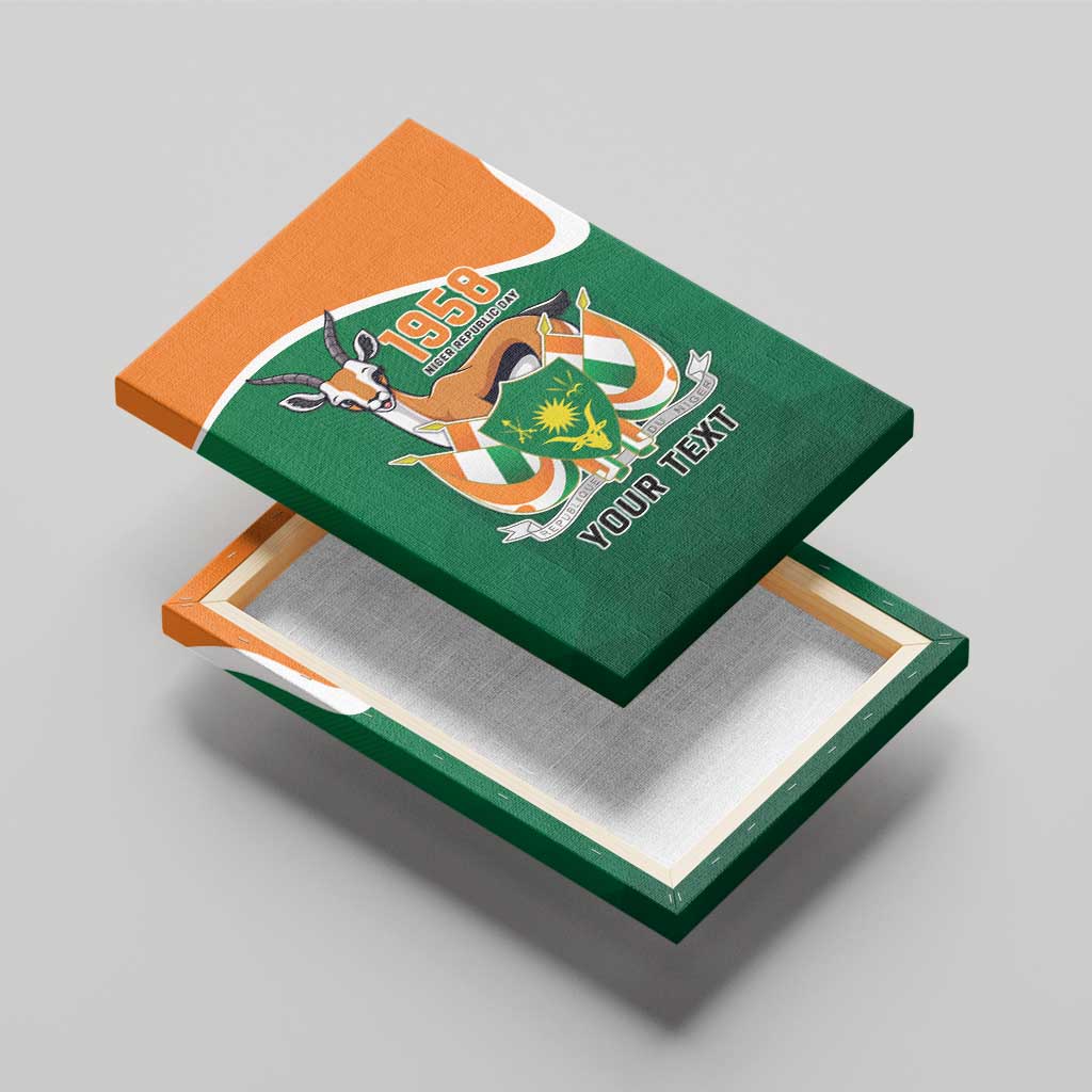 Niger Republic Day Personalized Canvas Wall Art Fraternite Travail Progres LT9 - Wonder Print Shop