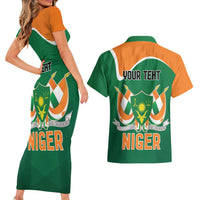 Niger Republic Day Personalized Couples Matching Short Sleeve Bodycon Dress and Hawaiian Shirt Fraternite Travail Progres LT9 - Wonder Print Shop