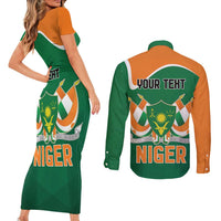 Niger Republic Day Personalized Couples Matching Short Sleeve Bodycon Dress and Long Sleeve Button Shirt Fraternite Travail Progres LT9 - Wonder Print Shop