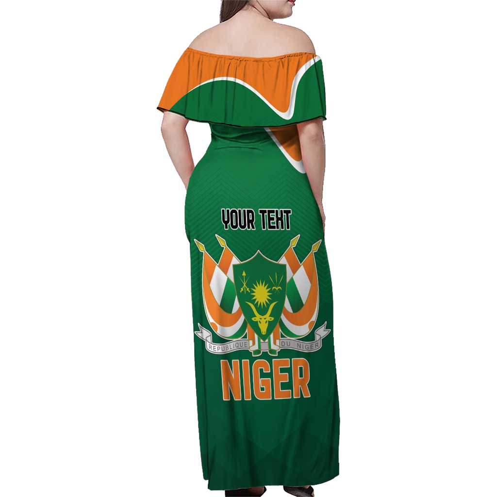 Niger Republic Day Personalized Family Matching Off Shoulder Maxi Dress and Hawaiian Shirt Fraternite Travail Progres LT9 - Wonder Print Shop
