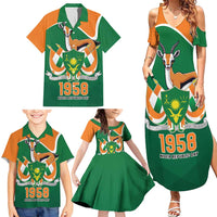 Niger Republic Day Personalized Family Matching Summer Maxi Dress and Hawaiian Shirt Fraternite Travail Progres - Wonder Print Shop