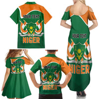 Niger Republic Day Personalized Family Matching Summer Maxi Dress and Hawaiian Shirt Fraternite Travail Progres - Wonder Print Shop