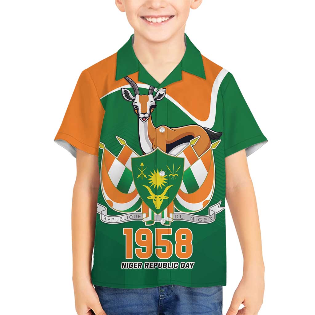 Niger Republic Day Personalized Family Matching Tank Maxi Dress and Hawaiian Shirt Fraternite Travail Progres - Wonder Print Shop