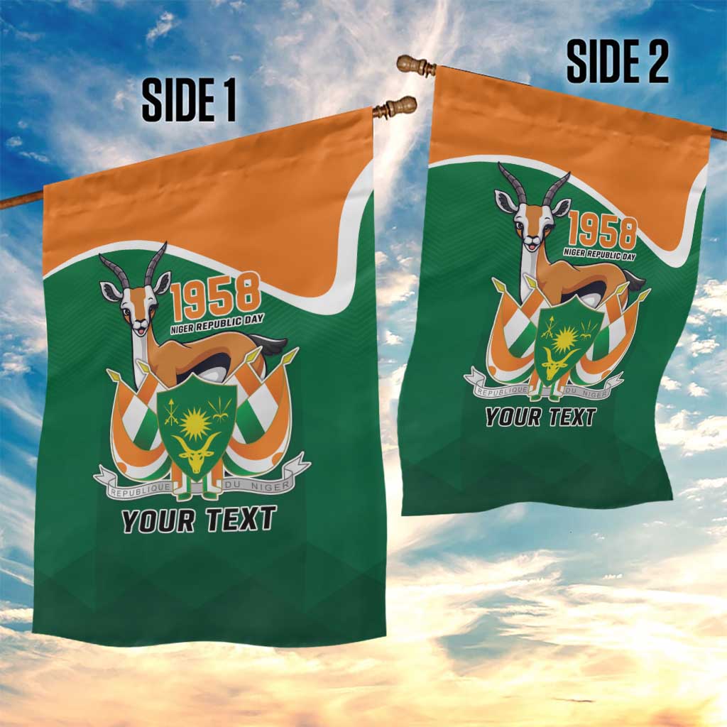 Niger Republic Day Personalized Garden Flag Fraternite Travail Progres - Wonder Print Shop