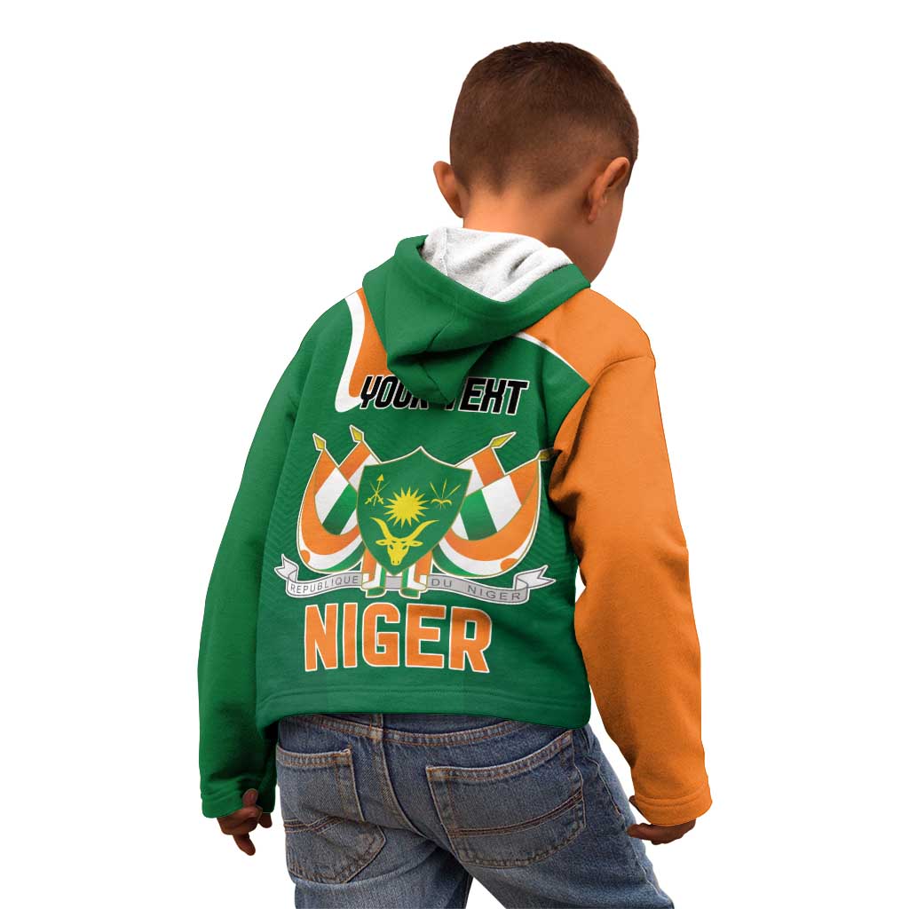 Niger Republic Day Personalized Kid Hoodie Fraternite Travail Progres - Wonder Print Shop