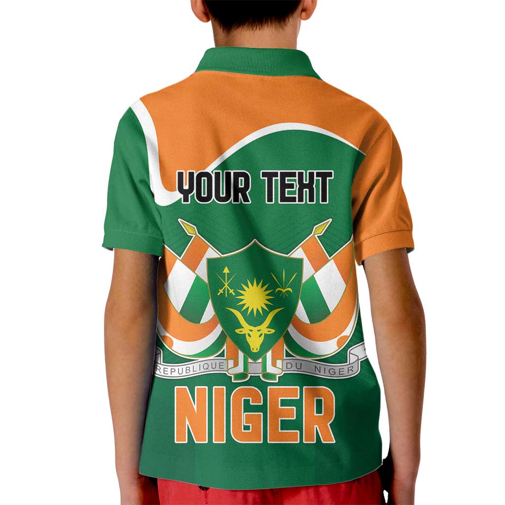 Niger Republic Day Personalized Kid Polo Shirt Fraternite Travail Progres - Wonder Print Shop