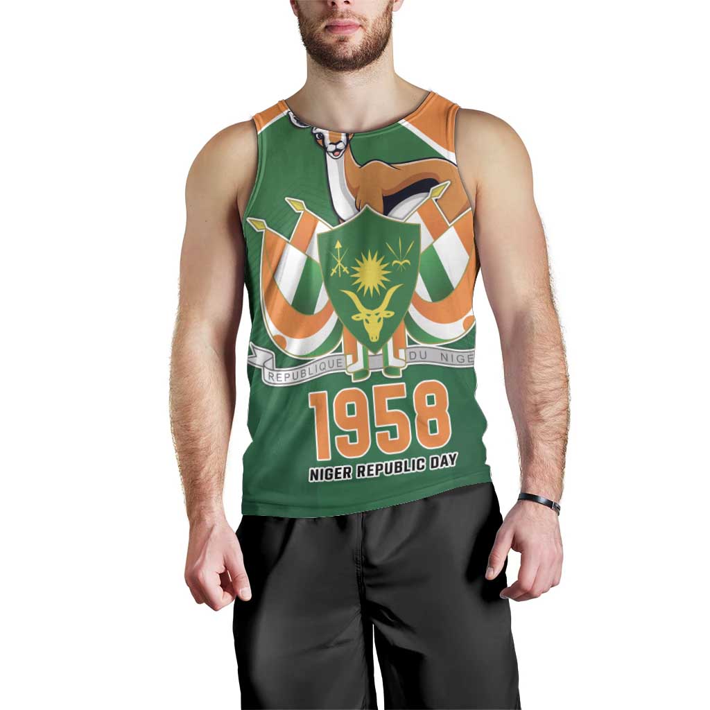 Niger Republic Day Personalized Men Tank Top Fraternite Travail Progres - Wonder Print Shop