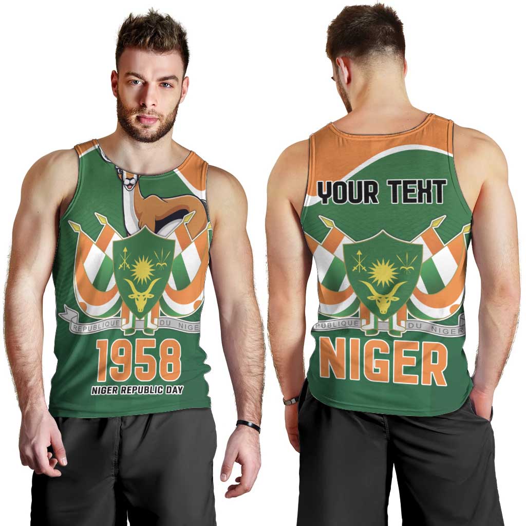 Niger Republic Day Personalized Men Tank Top Fraternite Travail Progres - Wonder Print Shop