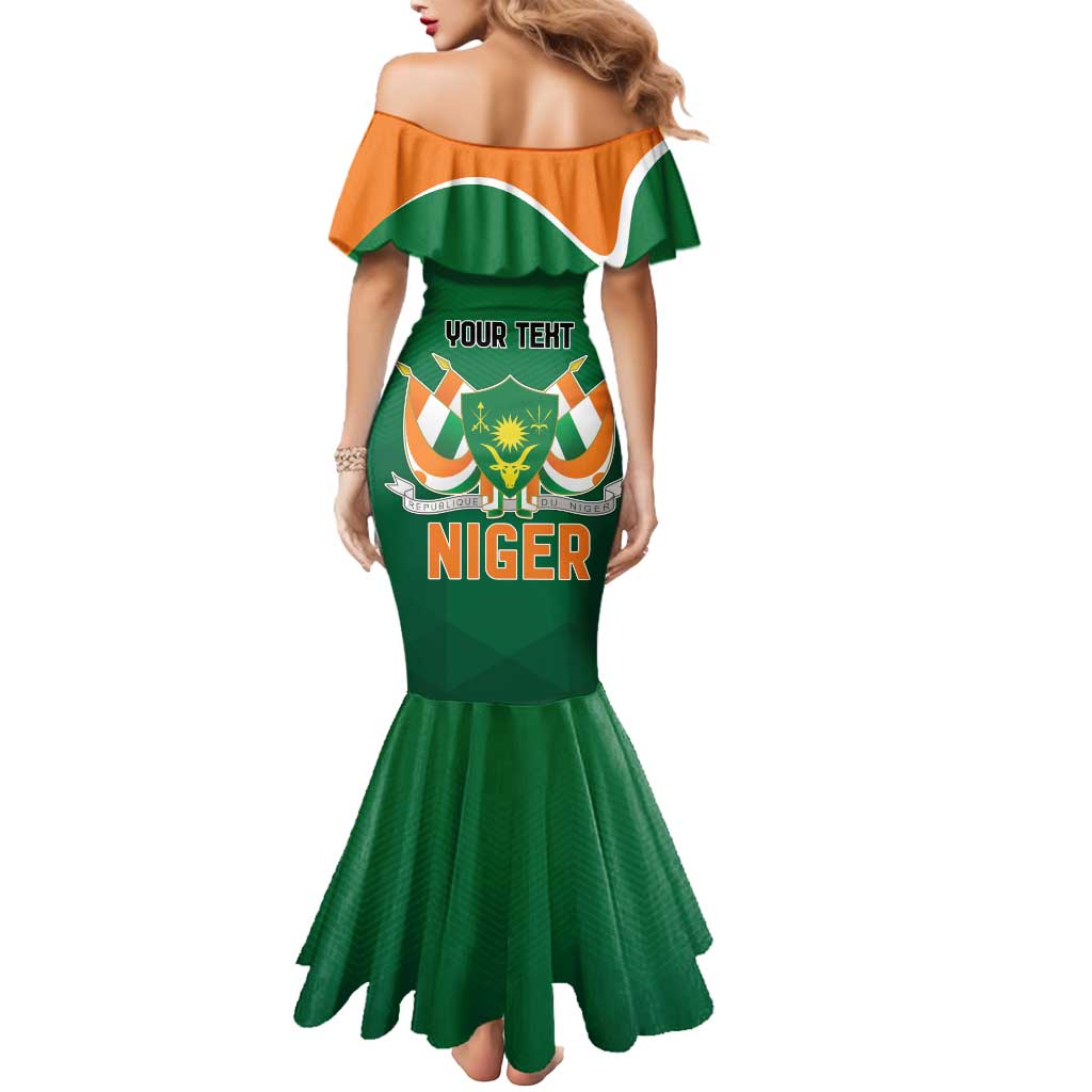 Niger Republic Day Personalized Mermaid Dress Fraternite Travail Progres - Wonder Print Shop