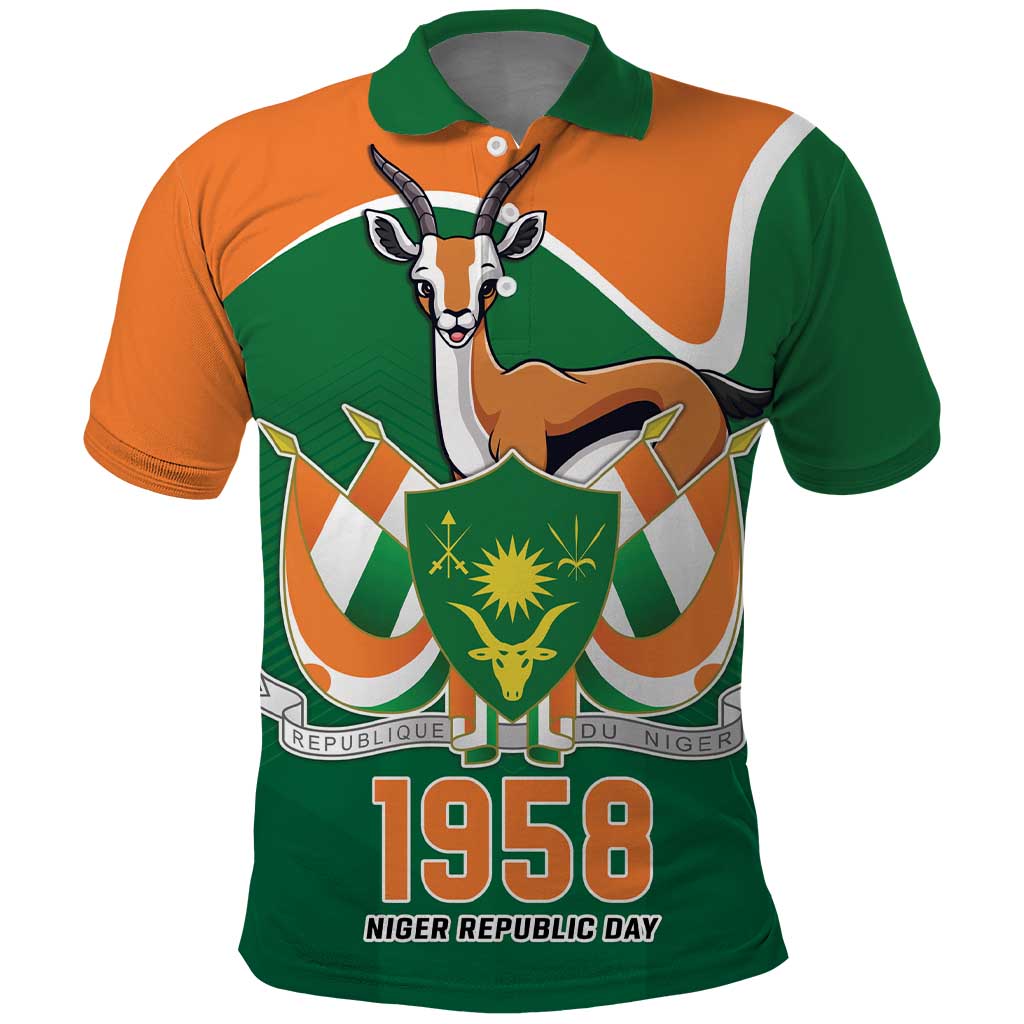 Niger Republic Day Personalized Polo Shirt Fraternite Travail Progres - Wonder Print Shop