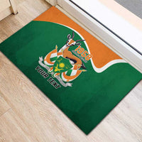 Niger Republic Day Personalized Rubber Doormat Fraternite Travail Progres - Wonder Print Shop