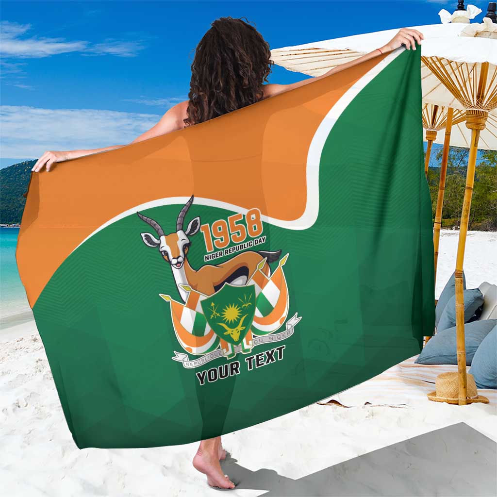 Niger Republic Day Personalized Sarong Fraternite Travail Progres - Wonder Print Shop