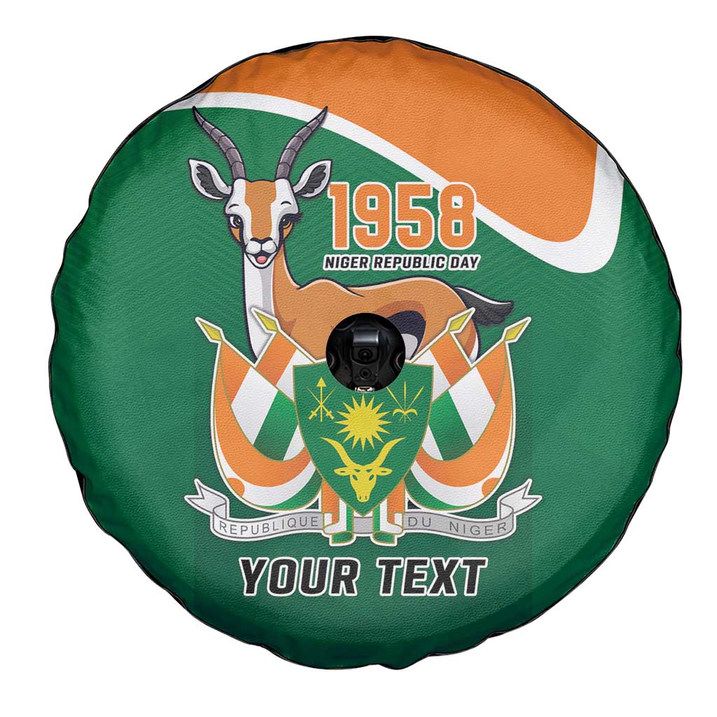 Niger Republic Day Personalized Spare Tire Cover Fraternite Travail Progres - Wonder Print Shop