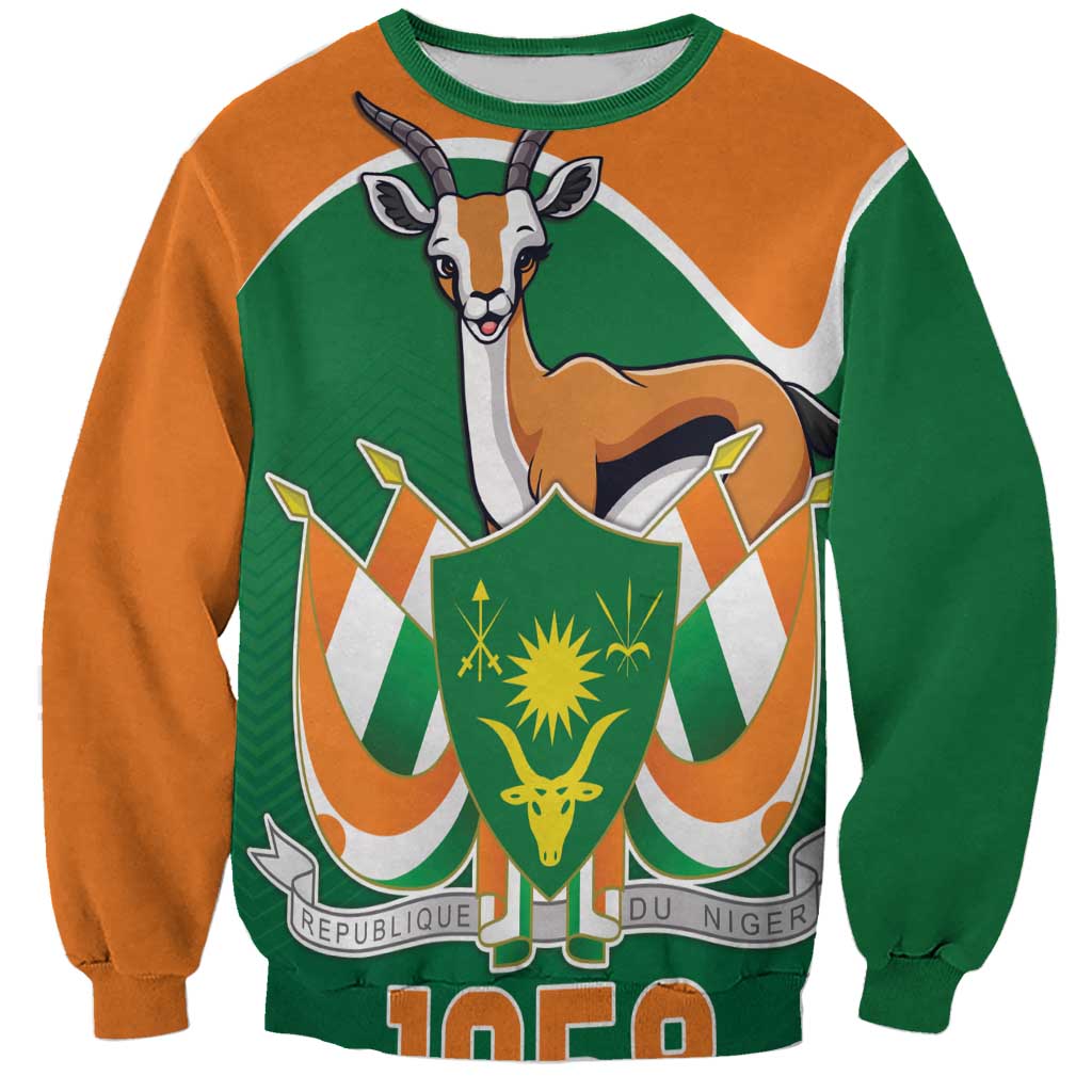Niger Republic Day Personalized Sweatshirt Fraternite Travail Progres - Wonder Print Shop