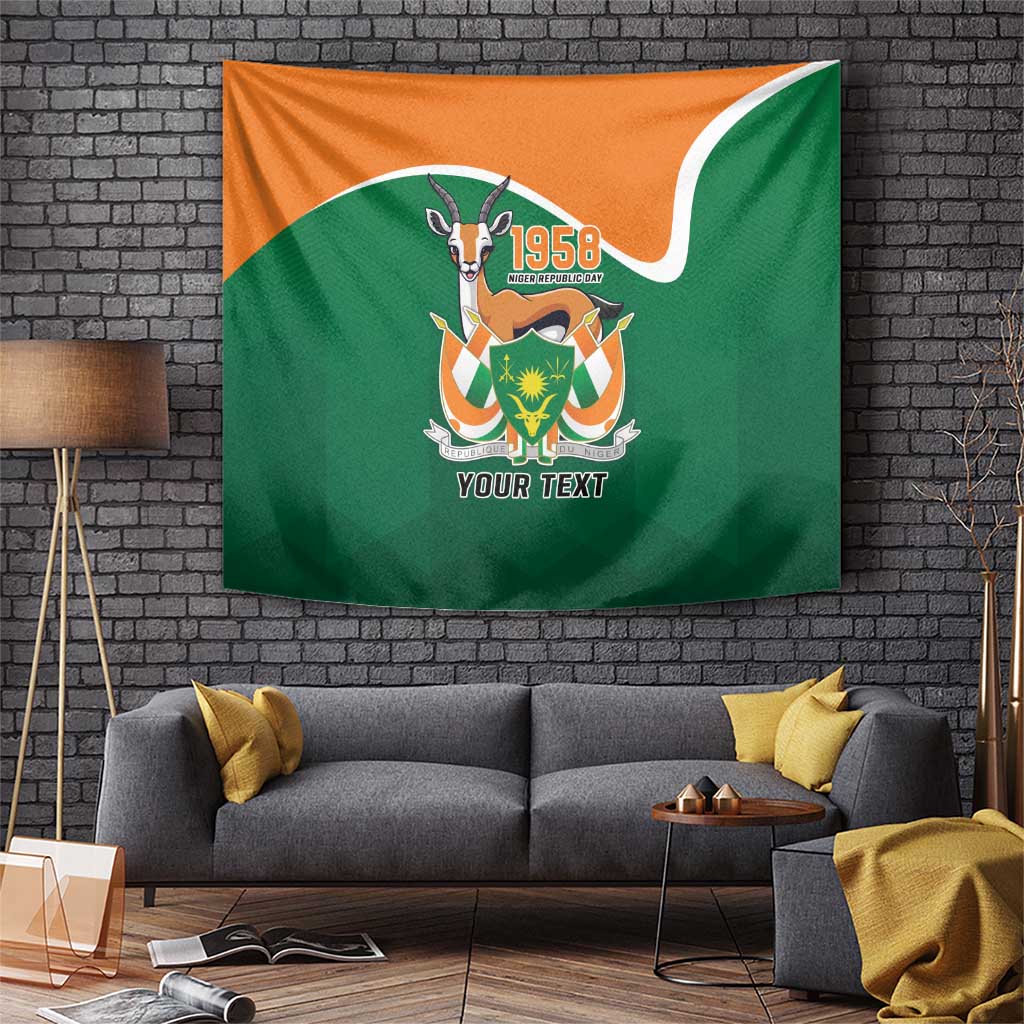 Niger Republic Day Personalized Tapestry Fraternite Travail Progres - Wonder Print Shop