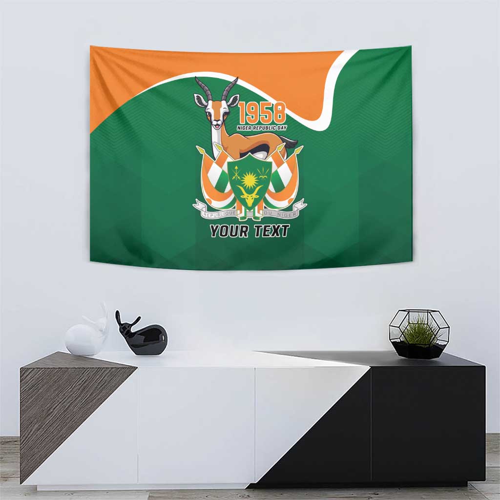 Niger Republic Day Personalized Tapestry Fraternite Travail Progres - Wonder Print Shop