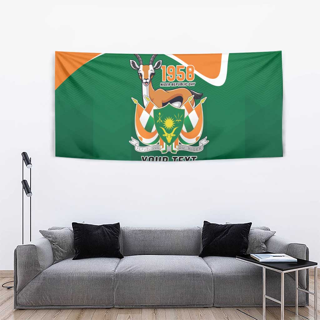 Niger Republic Day Personalized Tapestry Fraternite Travail Progres - Wonder Print Shop