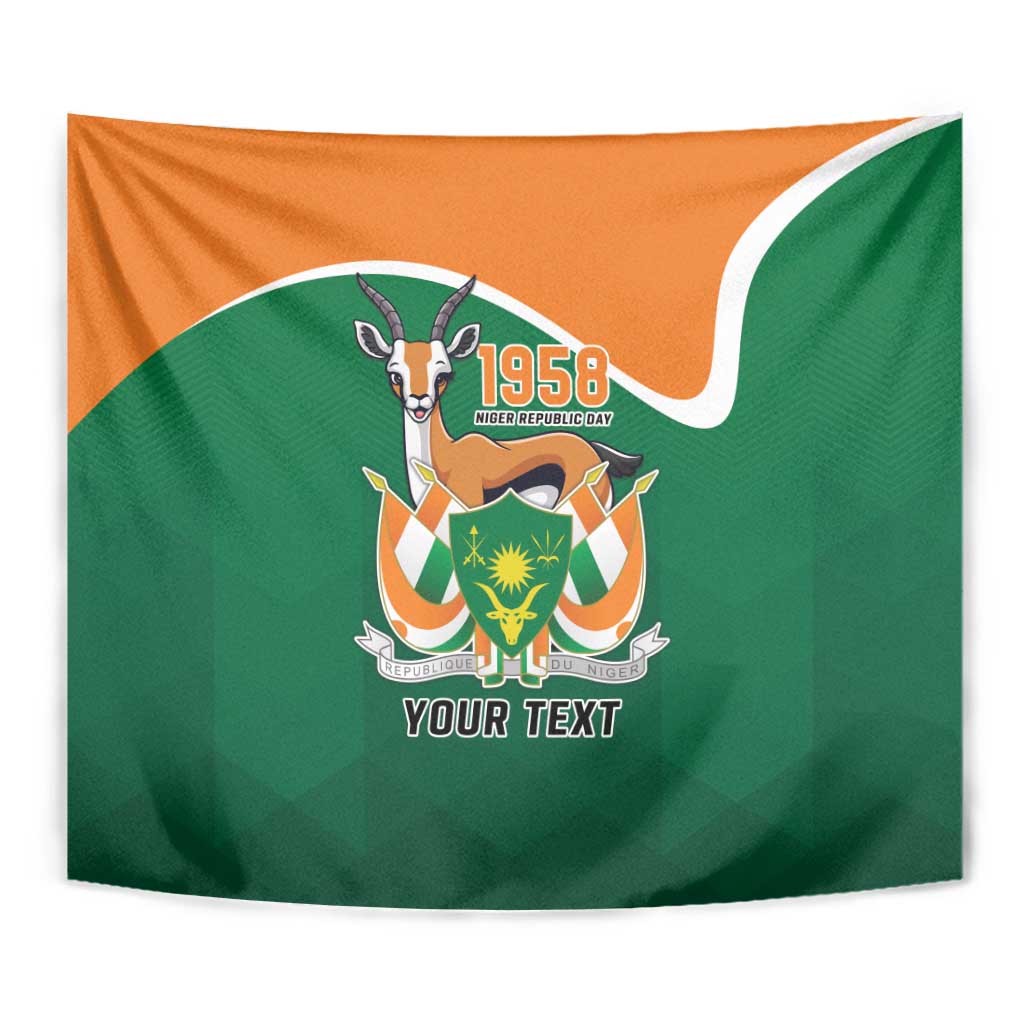 Niger Republic Day Personalized Tapestry Fraternite Travail Progres - Wonder Print Shop