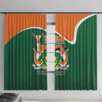 Niger Republic Day Personalized Window Curtain Fraternite Travail Progres - Wonder Print Shop