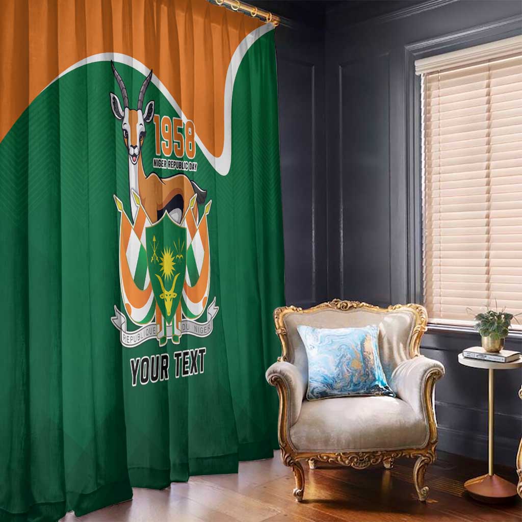 Niger Republic Day Personalized Window Curtain Fraternite Travail Progres - Wonder Print Shop