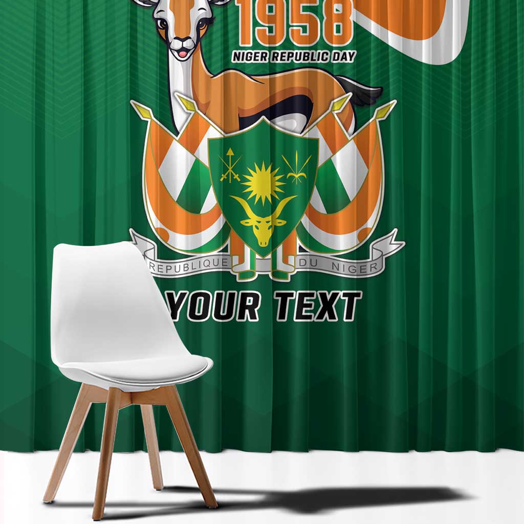 Niger Republic Day Personalized Window Curtain Fraternite Travail Progres - Wonder Print Shop