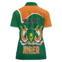 Niger Republic Day Personalized Women Polo Shirt Fraternite Travail Progres - Wonder Print Shop