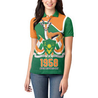 Niger Republic Day Personalized Women Polo Shirt Fraternite Travail Progres - Wonder Print Shop