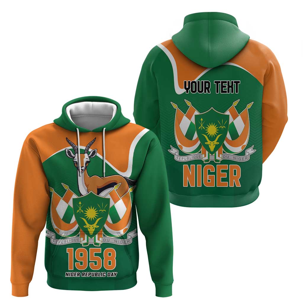 Niger Republic Day Personalized Zip Hoodie Fraternite Travail Progres - Wonder Print Shop