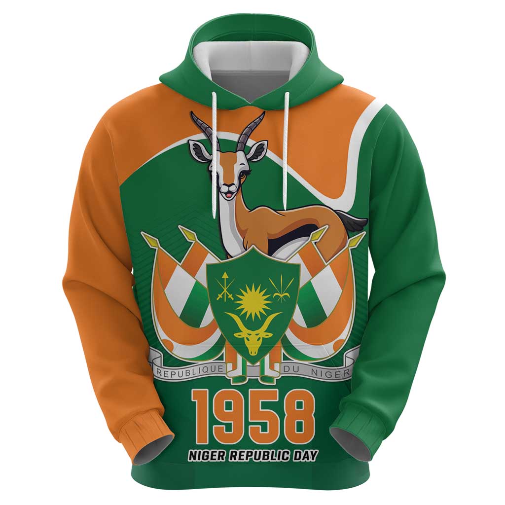 Niger Republic Day Personalized Zip Hoodie Fraternite Travail Progres - Wonder Print Shop