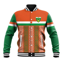 Equipe de Football Du Niger Custom Baseball Jacket LT9 - Wonder Print Shop