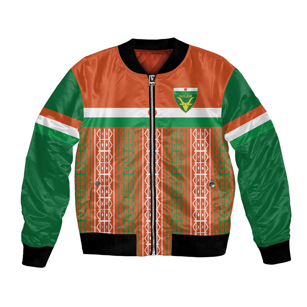Equipe de Football Du Niger Custom Bomber Jacket LT9 - Wonder Print Shop