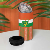 Equipe de Football Du Niger Custom 4 in 1 Can Cooler Tumbler LT9 - Wonder Print Shop