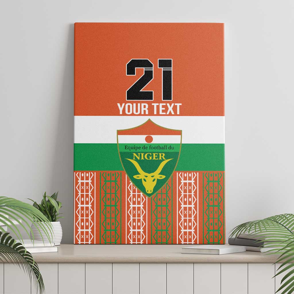 Equipe de Football Du Niger Custom Canvas Wall Art LT9 - Wonder Print Shop